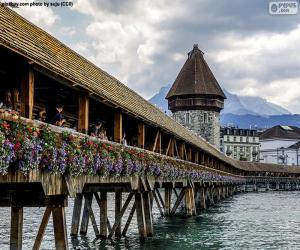 Puzzle Kapellbrücke, Ελβετία